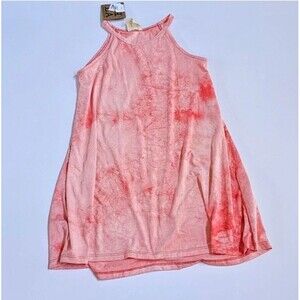 PPLA People's Project LA Girls Shift Dress Sleeveless  Geometric Coral Small 7/8